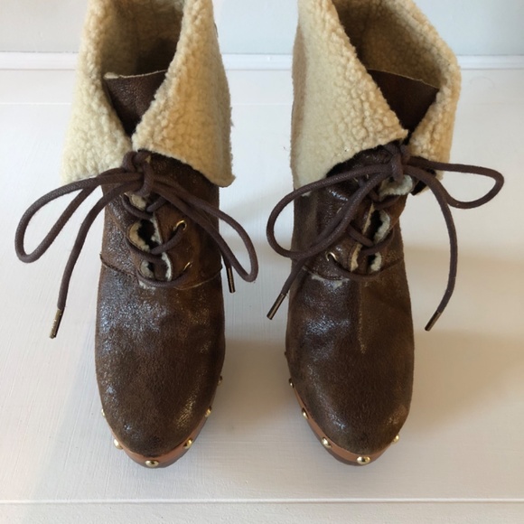 Michael Kors Lace-Up Booties - Picture 2 of 7